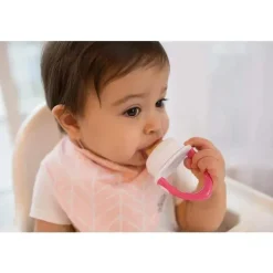 Dr. Brown's Alimentador de silicone Dr. Brown's Fresh Firsts, rosa, 1 pacote Clearance