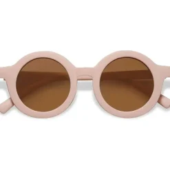 Ali + Oli Ali+Oli - Óculos de sol polarizados redondos fofos SOJOS, proteção UV400, creme rosa Fashion
