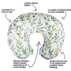 Boppy Almofadas com capa original - Green Foliage Fashion