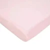 American Baby Company American Baby - 100% Algodão Natural Malha Jersey Portátil, Rosa Fashion