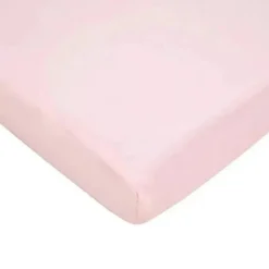 American Baby Company American Baby - 100% Algodão Natural Malha Jersey Portátil, Rosa Fashion