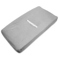 American Baby Company American Baby - Capa para trocador com contornos de chenile macio celestial, cinza Fashion