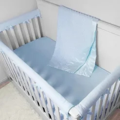 American Baby Company American Baby - Cobertor Recebedor Celestial Macio Chenille Minky Dot, Azul Fashion