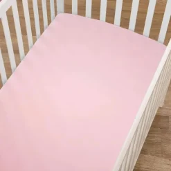 American Baby Company American Baby -100% Cotton Knit Jersey Fitted Crib Sheet, Pink Discount