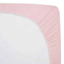 American Baby Company American Baby -100% Cotton Knit Jersey Fitted Crib Sheet, Pink Discount