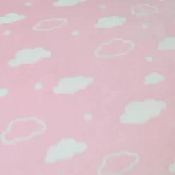 American Baby Company American Baby - Heavenly Soft Chenille Contoured Trocador Capa 17 X 35 X 5, Nuvens Rosa New