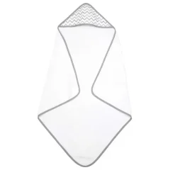 American Baby Company American Baby - TL Care Terry 2 pacotes de toalhas com capuz, algodão orgânico, estrelas cinza/ziguezague cinza Best