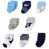 Luvable Friends Amigas Luvable - Meia Baleia Terry 8Pk, 0/6M Online
