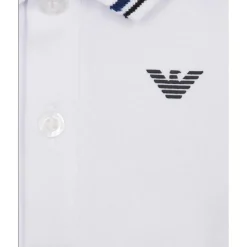 Armani Baby - Boy Essential Short Sleeve Polo, White Fashion