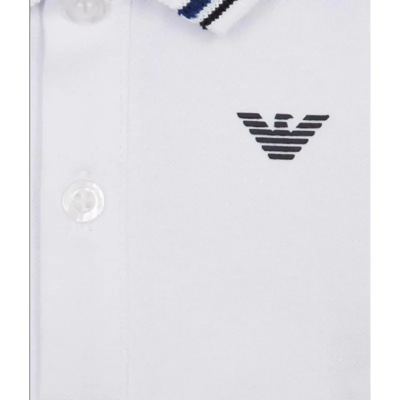 armani_baby__boy_essentia_SKULLQKT8Tt_1.webp Armani Baby - Boy Essential Short Sleeve Polo, White Fashion
