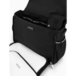 Armani Baby - Conjunto de bolsa múmia com placa de águia, preta Clearance
