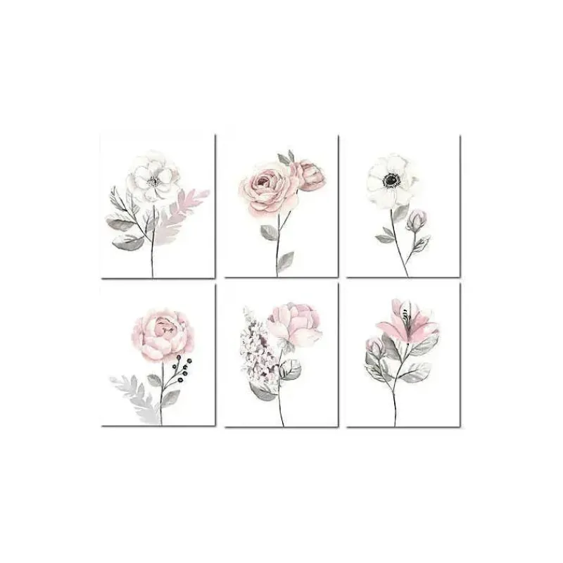 arte_de_parede_sem_moldur_SKURlrWzopZ_0.webp Lambs u0026 Ivy Arte de parede sem moldura de cordeiros e hera - aquarela floral Discount