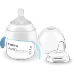 Philips Avent Avent - 1 Pk Natural Trainer Sippy Cup com mamilo de fluxo rápido e bico macio, transparente, 5 onças Sale