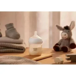 Philips Avent Avent - 1 unidade de mamadeira natural com bico de resposta natural, transparente, 4 onças Online