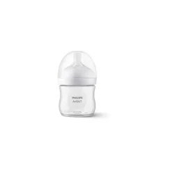 Philips Avent Avent - 1 unidade de mamadeira natural com bico de resposta natural, transparente, 4 onças Online
