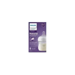 Philips Avent Avent - 1 unidade de mamadeira natural com bico de resposta natural, transparente, 4 onças Online