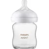 Philips Avent Avent - 1 unidade de mamadeira de vidro natural com bico de resposta natural, 4 onças Hot