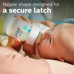 Philips Avent Avent - biberão anti-cólica com respiradouro sem ar conjunto para recém-nascidos com aconchego, transparente Fashion