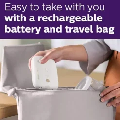 Philips Avent Avent - Bomba tira-leite elétrica dupla, branca com bolsa de viagem Outlet