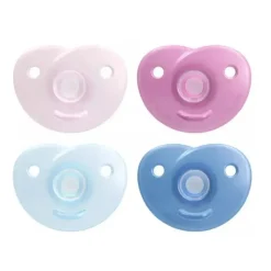 Philips Avent Avent - Chupeta Soothie Heart 2Pk, 3/18M, Estojo Misto Best