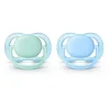 Philips Avent Avent - Chupeta Ultra Air 0-6M, Azul/Verde, 2 unidades Best