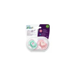 Philips Avent Avent - Chupeta Ultra Air 18M+, Rosa, Pacote com 2 Sale