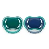Philips Avent Avent - Chupeta Ultra Air Azul e Verde, 6/18M Outlet