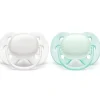 Philips Avent Avent - Chupeta Ultra Suave 2Pk Ártico Branco e Verde, 0/6M Outlet