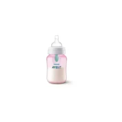 Philips Avent Avent - Garrafa anti-cólica de 3 unidades com ventilação sem ar, 9 onças, rosa Fashion