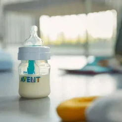 Philips Avent Avent - Garrafa anti-cólica de 3 unidades com ventilação sem ar, 4 onças, transparente Hot