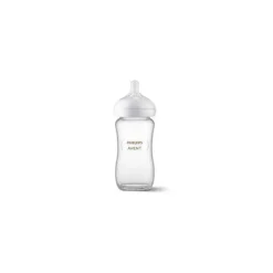 Philips Avent Avent - mamadeira de vidro natural de 3 unidades com bico de resposta natural, 8 onças Outlet