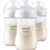 Philips Avent Avent - Mamadeira Natural 3Pk com bico de resposta natural, transparente, 9 onças Online