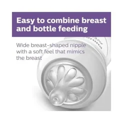 Philips Avent Avent - Mamadeira Natural 3Pk com bico de resposta natural, transparente, 9 onças Online