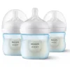 Philips Avent Avent - Mamadeira Natural 3Pk com bico de resposta natural, azul, 4 onças Clearance