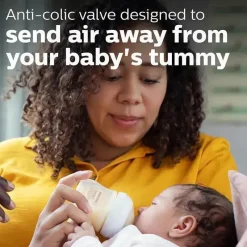 Philips Avent Avent - mamadeira natural 2 unidades com bico de resposta natural, transparente, 4 onças Sale