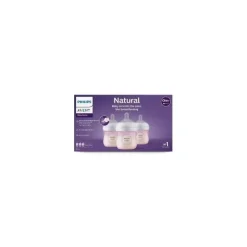 Philips Avent Avent - Mamadeira Natural 3Pk com bico de resposta natural, rosa, 4 onças Online
