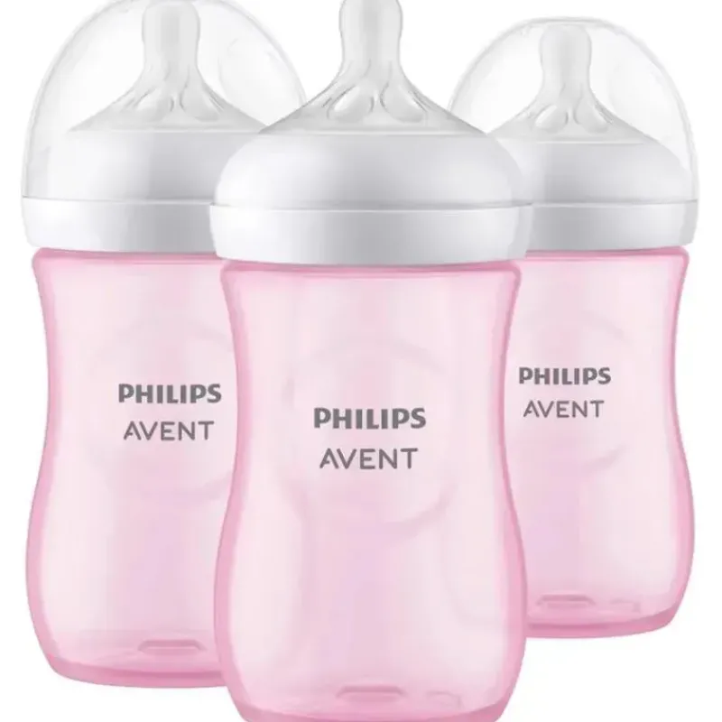 avent__mamadeira_natural__SKUvcoGCjWY_0.webp Philips Avent Avent - Mamadeira Natural de 3 unidades com bico de resposta natural, rosa, 9 onças New