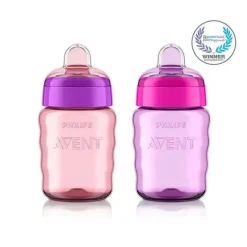 Philips Avent Avent - 2Pk My Easy Sippy Cup, Rosa/Roxo, 9oz Best
