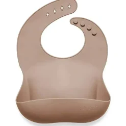 Ali + Oli Babador de bebê de silicone enrola e fica fechado (taupe) Outlet