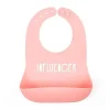 Bella Tunno Babador de bebê de silicone Influencer, rosa Discount