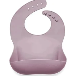 Ali + Oli Babador de bebê de silicone (lilás suave) Outlet