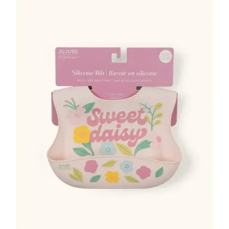 babador_de_silicone_jujub_SKUTpsv7Oji_0.webp Ju-Ju-Be Babador de silicone Jujube, Sweet Daisy Discount