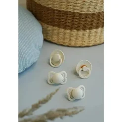 Bibs Babadores - chupetas de 0 a 6 meses, chupetas de 3 unidades, bico simétrico sem BPA, sálvia Best