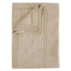 Bibs Babadores - Manta Tricotada Pointelle, Baunilha Outlet