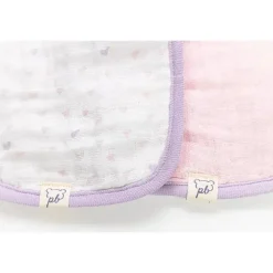 Piccolo Bambino Babadores de musselina rosa 2 pk para menina Fashion