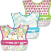Iplay Babadores - Snap &amp; Go Wipe-Off (3 unidades), floral de frutas rosa, 9-18 meses Sale