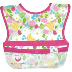 Iplay Babadores - Snap &amp; Go Wipe-Off (3 unidades), floral de frutas rosa, 9-18 meses Sale