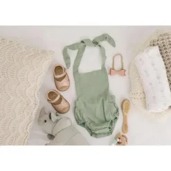 Babe Basics - Macacão de bebê de verão, Sage Discount