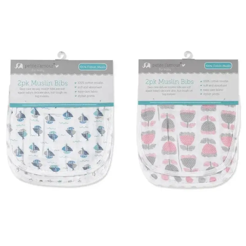 babete_de_musselina_petit_SKU2DDn7ifk_0.webp Petite L'Amour Babete de musselina Petite L'Amour com 2 unidades - as cores podem variar Outlet