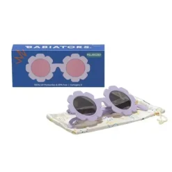 Babiators - Óculos de sol de bebê flor polarizada, íris irresistível Fashion